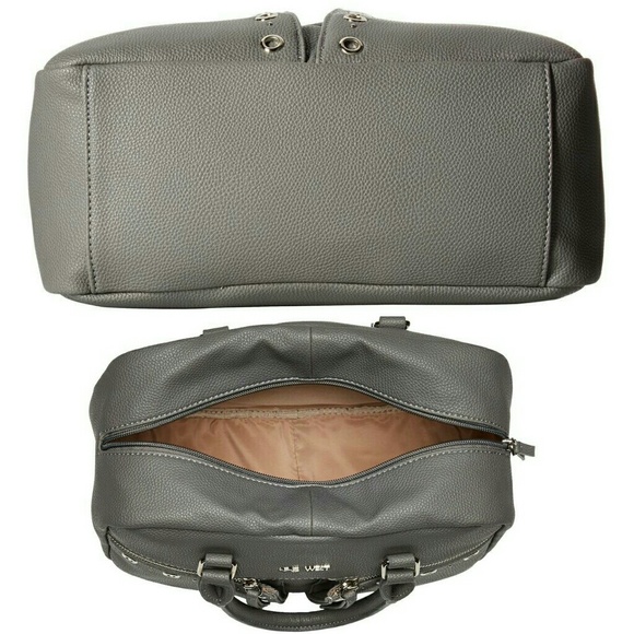 Grey Nine West Handbag Purse - Picture 3 of 8